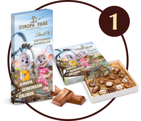 Lindt Europa-Park Jubiläumsprodukt oder Lindt Produkte im Wert von 10€ kaufen